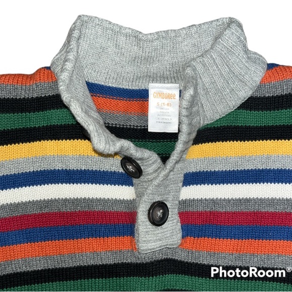 Gymboree Multicolor Striped Sweater - Picture 3 of 3